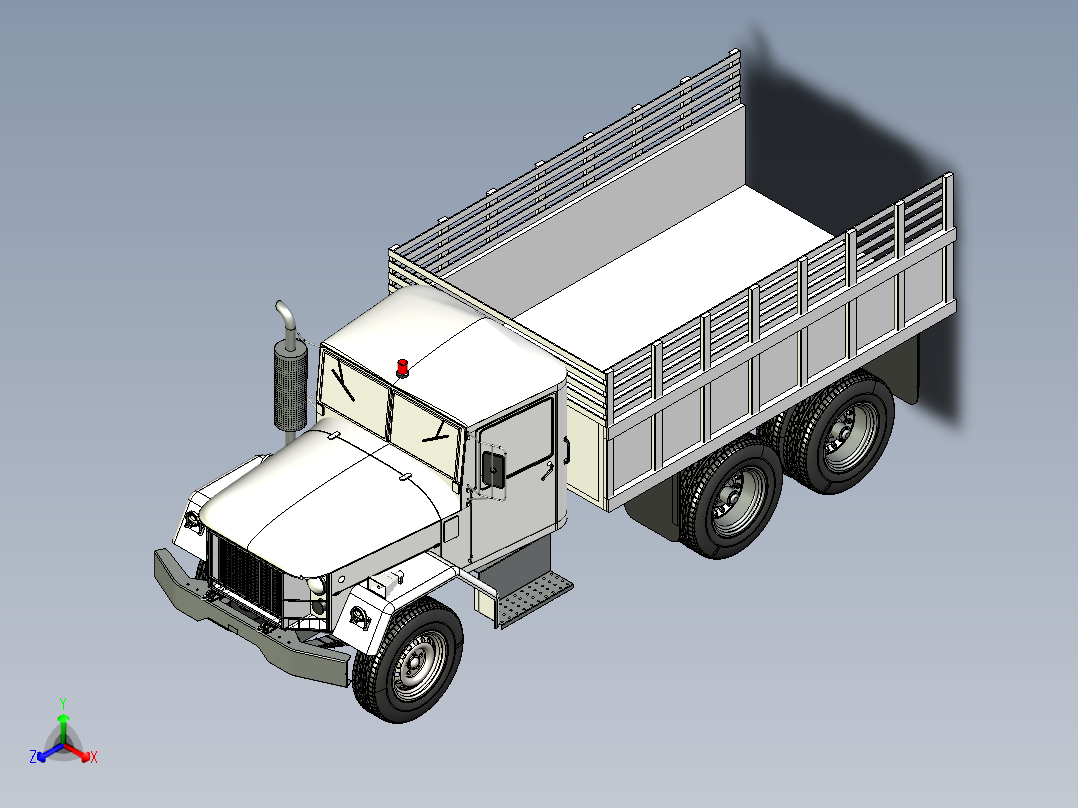 29-M35A2+卡车 3d模型图纸正等轴测图