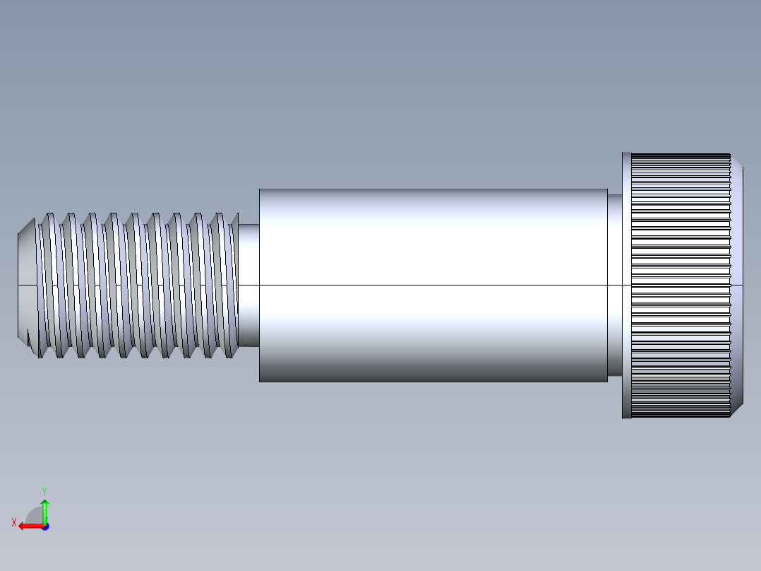 公制SH螺栓选择（DME）-SB DME PM12 x30.STEP后视图