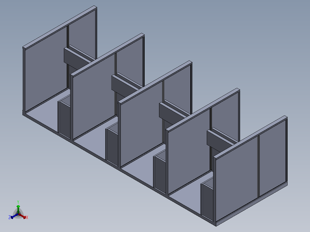 桌子正等轴测图
