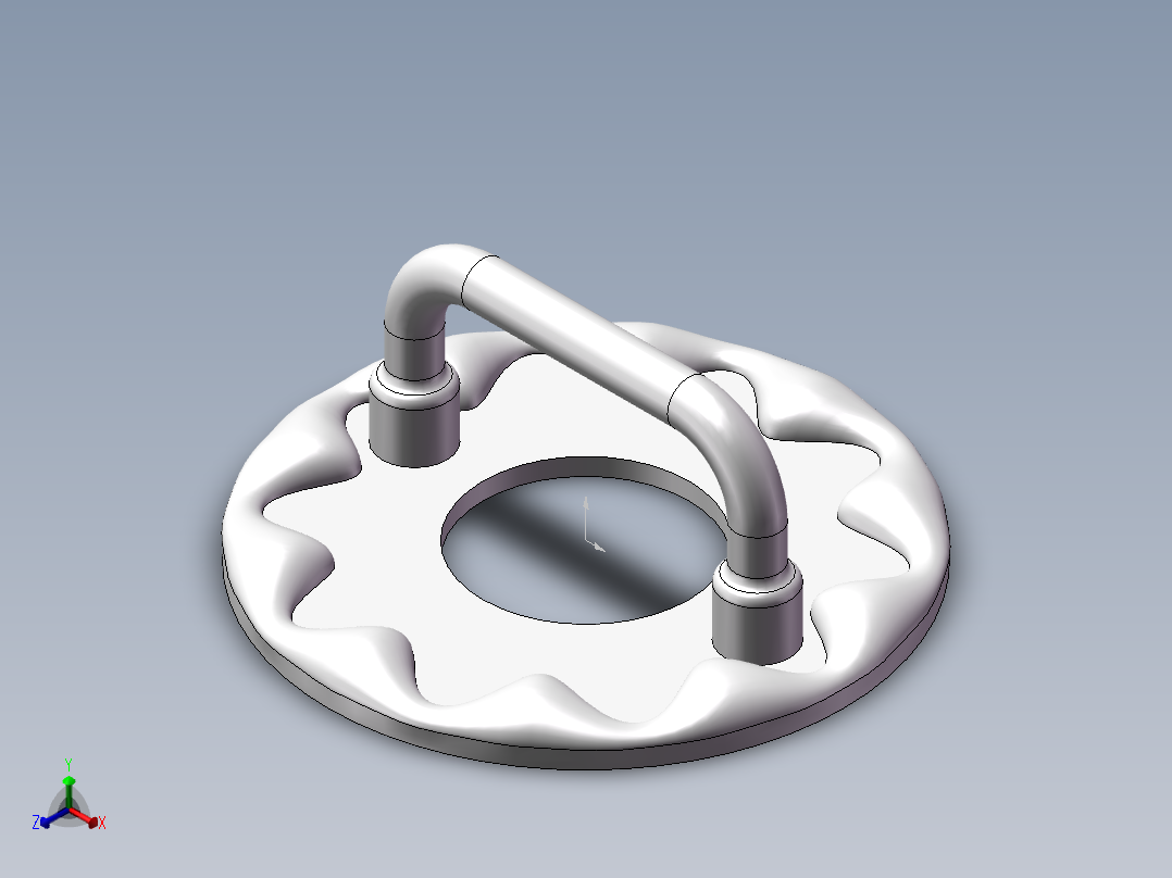 SW格式3D图(模型练习题)-056正等轴测图