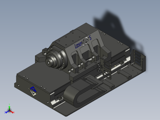 对柱面激光加工台TURN5-ASR-20