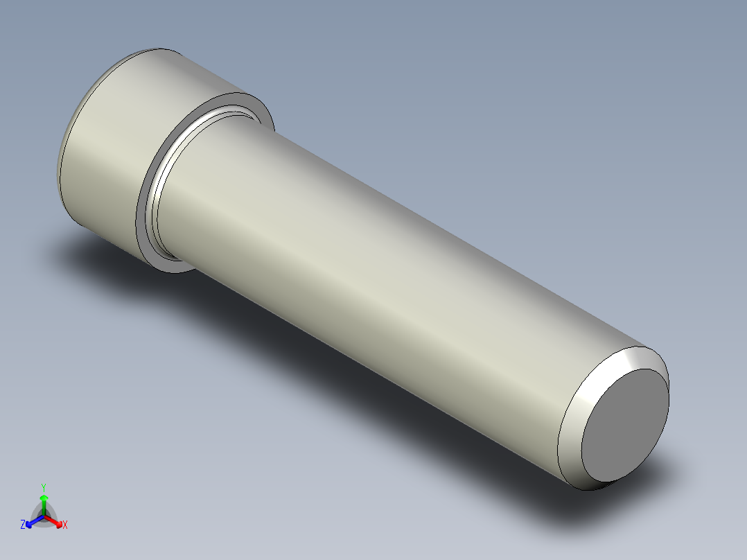 螺钉-Hexalobular_socket_screw-M4-15-15-3-5-3.7-R0.3.stp正等轴测图