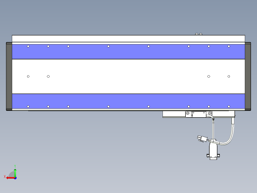 威洛博VL系列3d模型模组VL17E2Y-S350后视图