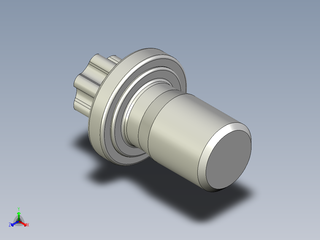 六角螺钉-Hexalobular_screw-M20-30-20-21-32-18.2.stp主视图
