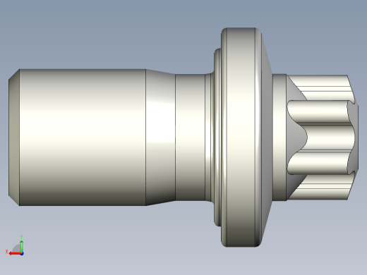 六角螺钉-Hexalobular_screw-M20-30-20-21-32-18.2.stp后视缩略图