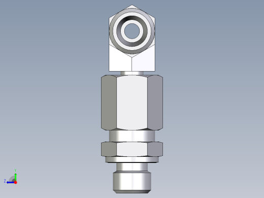 卡套式工业通用硬管接头EO_Assembled_adjustable_standpipe_branch_tee_EVT06LMOMD71右视缩略图