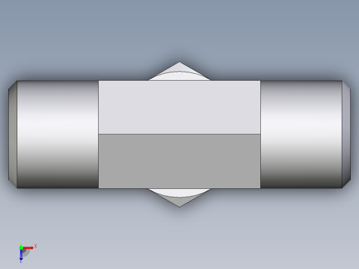卡套式工业通用硬管接头EO_Assembled_adjustable_standpipe_branch_tee_EVT06LMOMD71俯视缩略图