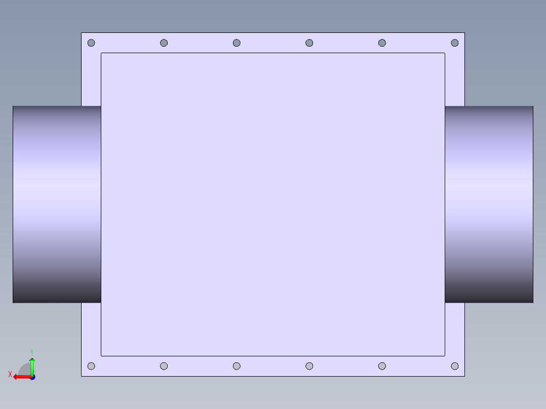 [PVC X PVC_EPDM] 驱动阀箱Actuated Valve Box后视图