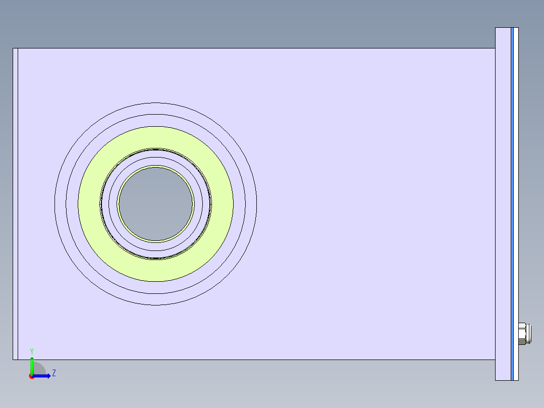 [PVC X PVC_EPDM] 驱动阀箱Actuated Valve Box左视图