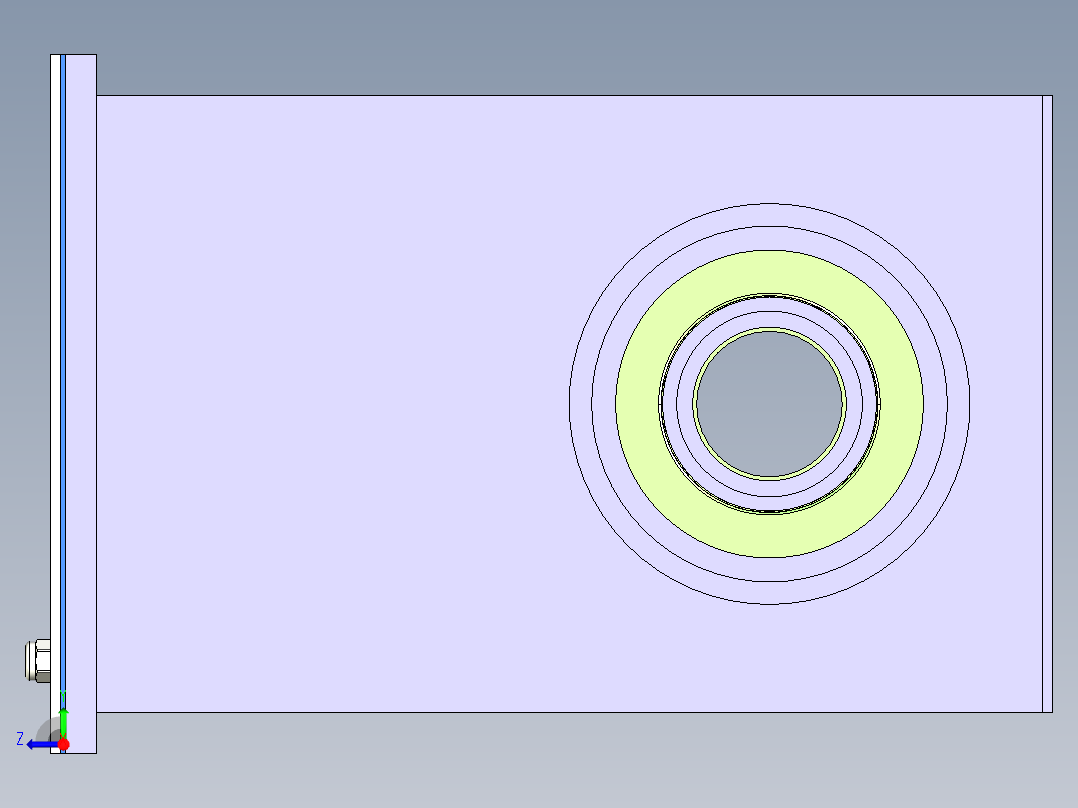 [PVC X PVC_EPDM] 驱动阀箱Actuated Valve Box右视图
