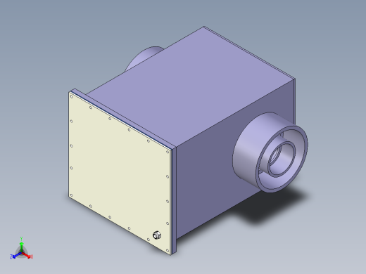 [PVC X PVC_EPDM] 驱动阀箱Actuated Valve Box正等轴测缩略图