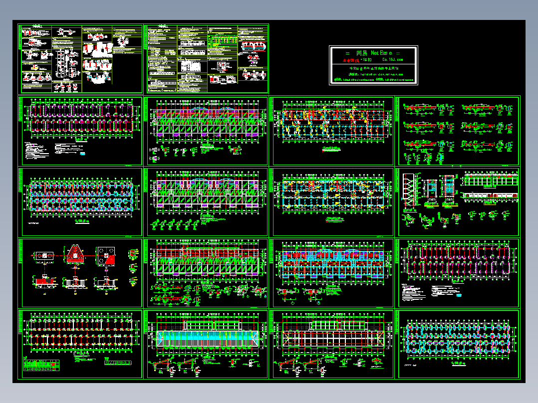 福馨花园结构图CAD