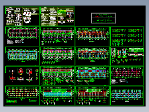 福馨花园结构图CAD