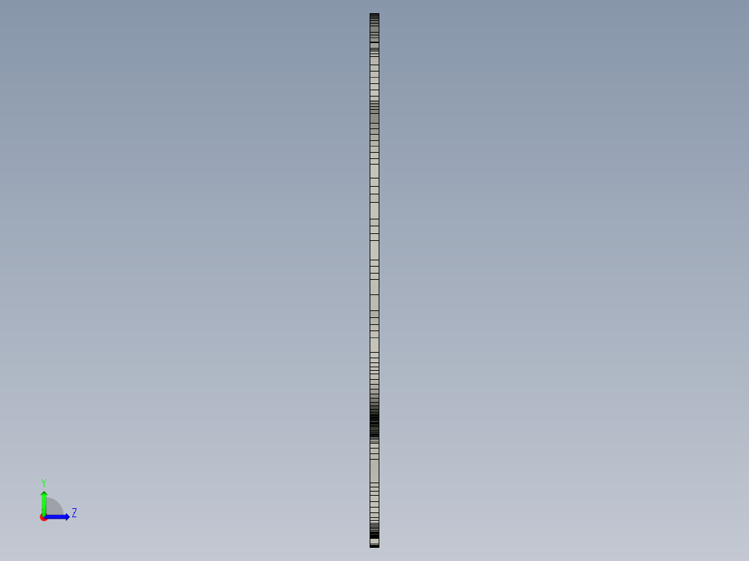 立体拼图模型马图纸左视图