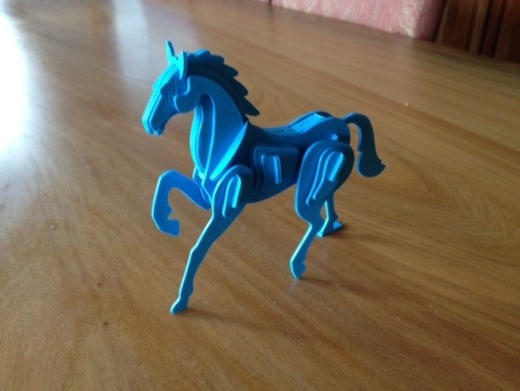 立体拼图模型马图纸缩略图