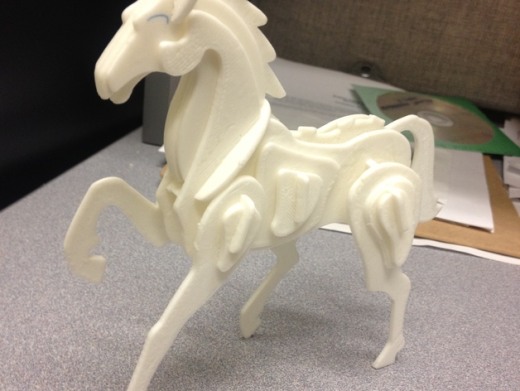 立体拼图模型马图纸缩略图