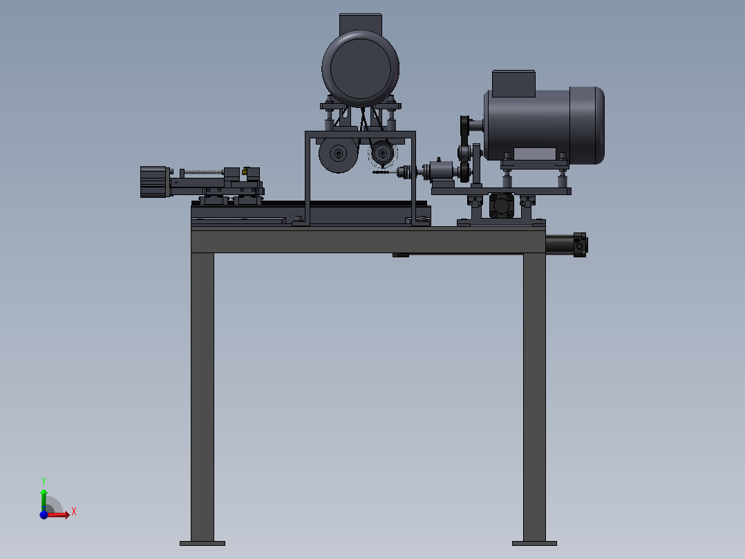 自动除毛刺机前视图