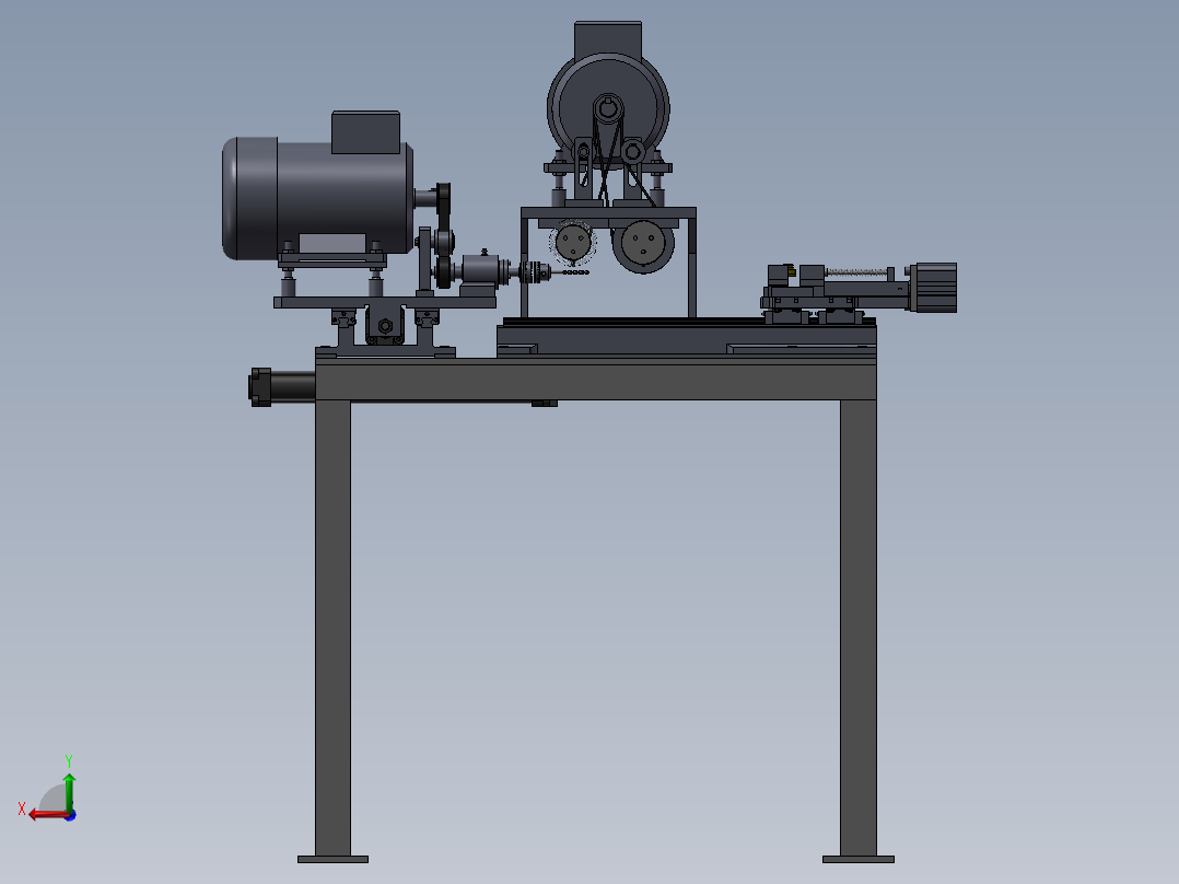 自动除毛刺机后视图