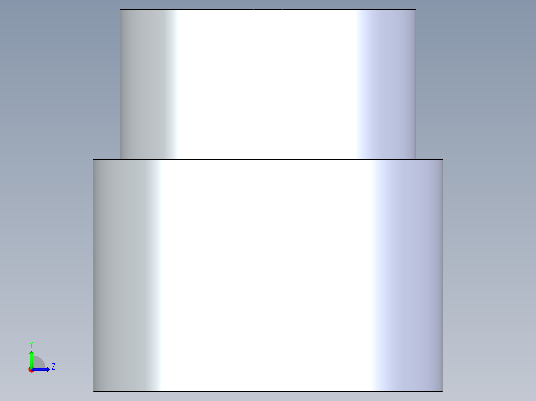 聚氯乙烯配件13-Sch80_ReducerCoupling_FPTxFPT_830-101_0.75in x 0.5in左视图