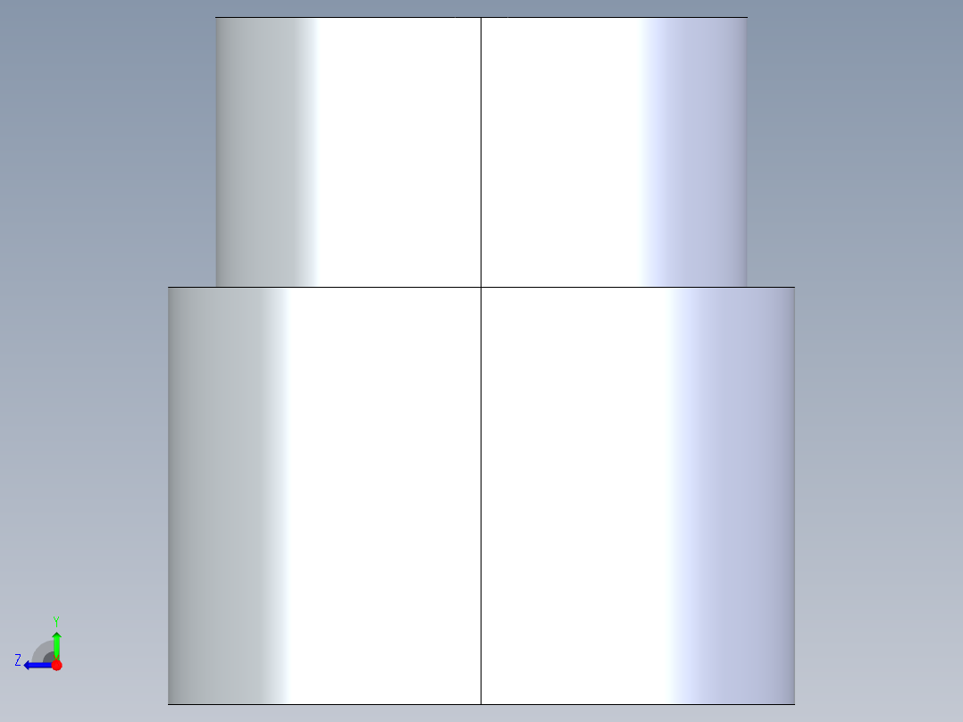 聚氯乙烯配件13-Sch80_ReducerCoupling_FPTxFPT_830-101_0.75in x 0.5in右视图