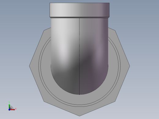 活接-90°等径内丝弯头 DN15前视缩略图