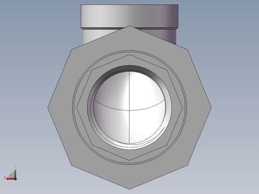 活接-90°等径内丝弯头 DN15后视缩略图