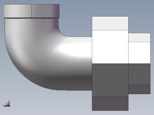 活接-90°等径内丝弯头 DN15右视缩略图