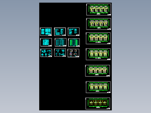 四川某楼盘家庭中央空调施工图