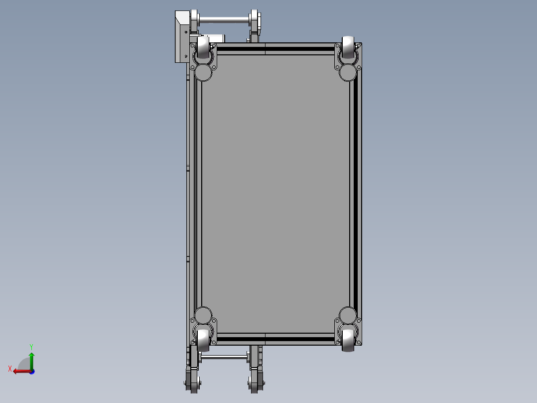 注塑产品外观自动检测设备后视图
