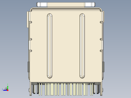双 HDMI DisplayPort 连接器-STP右视缩略图