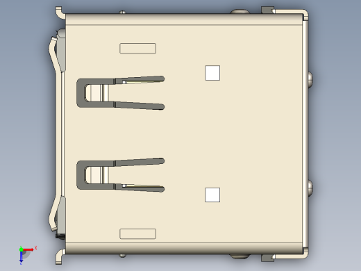 双 HDMI DisplayPort 连接器-STP俯视缩略图