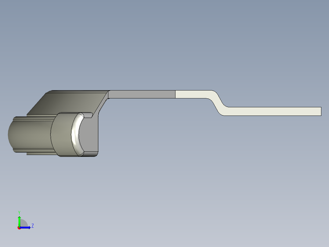赛格威定制电动摩托左视图