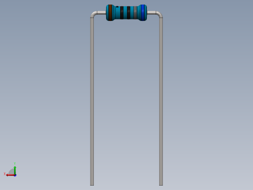 电容器 二极管 电阻器-Resistor 680 Ohm Blue后视缩略图