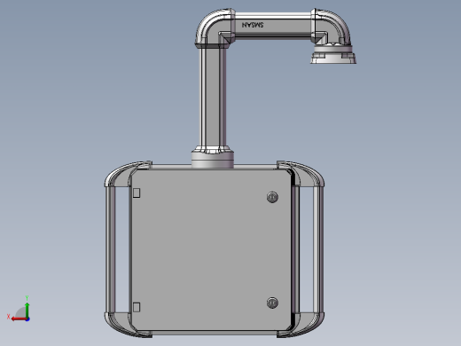 向下顶座+转角+箱体连接器+控制箱后视缩略图