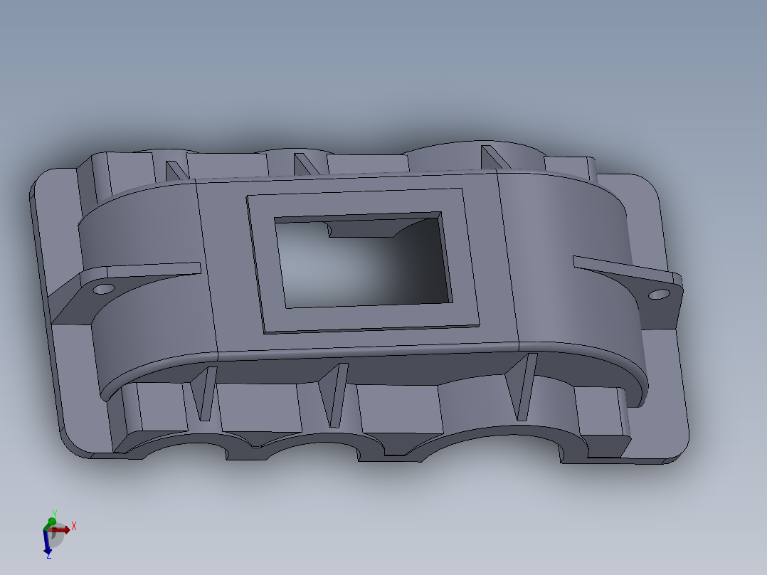通用减速器机壳体侧面铣削加工工艺装备设计主视图
