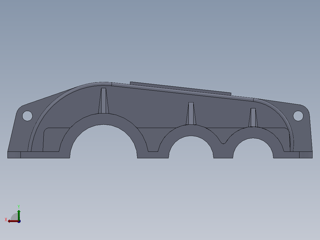 通用减速器机壳体侧面铣削加工工艺装备设计后视图