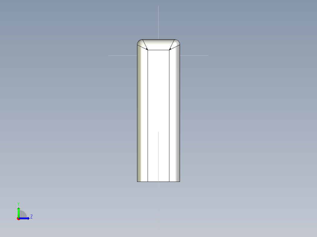 取手(鋁合金)(A)UG-3D多系列多零件图纸模型左视图