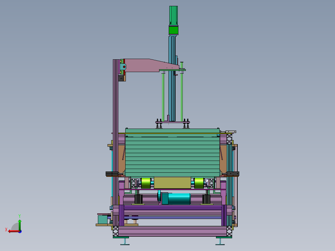AB板给料机sw18可编辑后视图