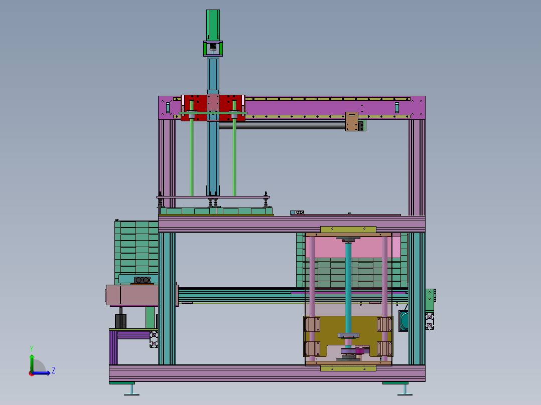 AB板给料机sw18可编辑左视图