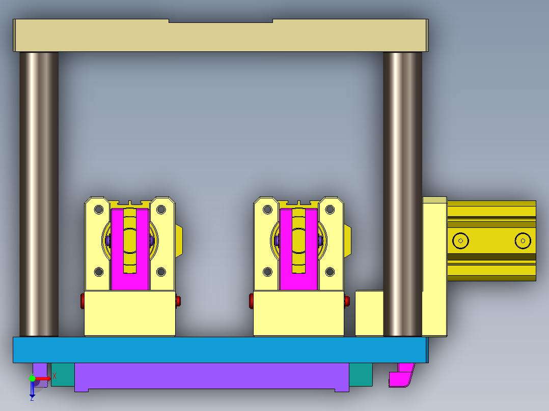 NB3236-WWAN-笔记本CNC工装夹具三维模型CNC1粗铣内腔-20200915俯视图