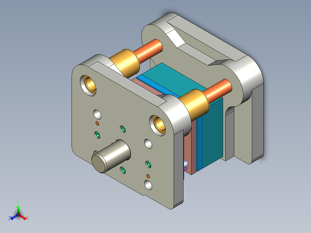 圆筒拉深模设计（CAD图+SW三维）