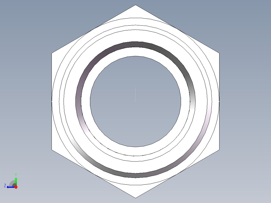 直通接头-G、1D-42右视图