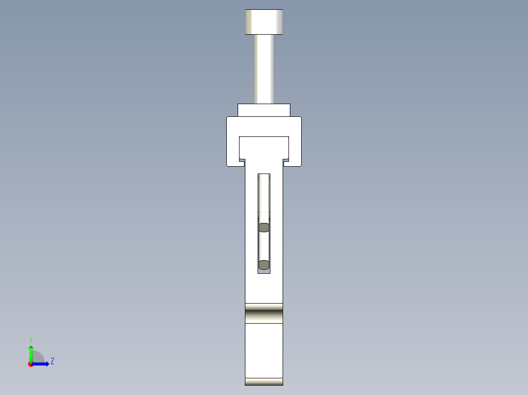 夹紧机构左视图