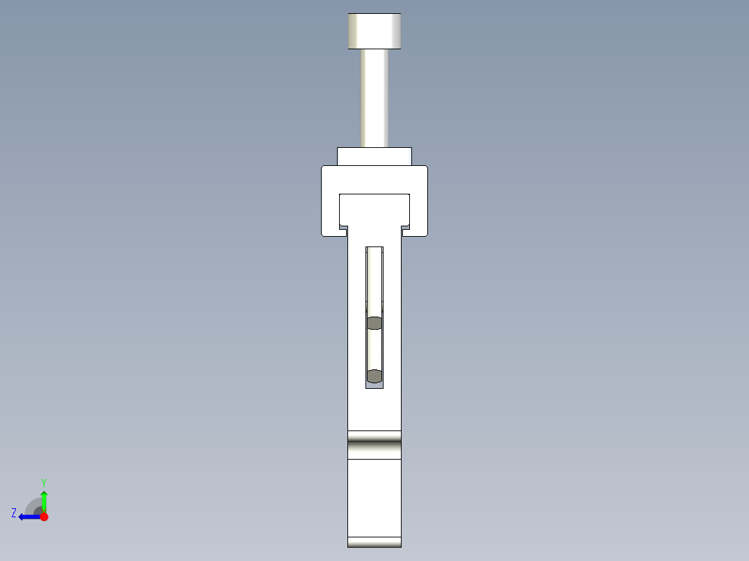 夹紧机构右视图