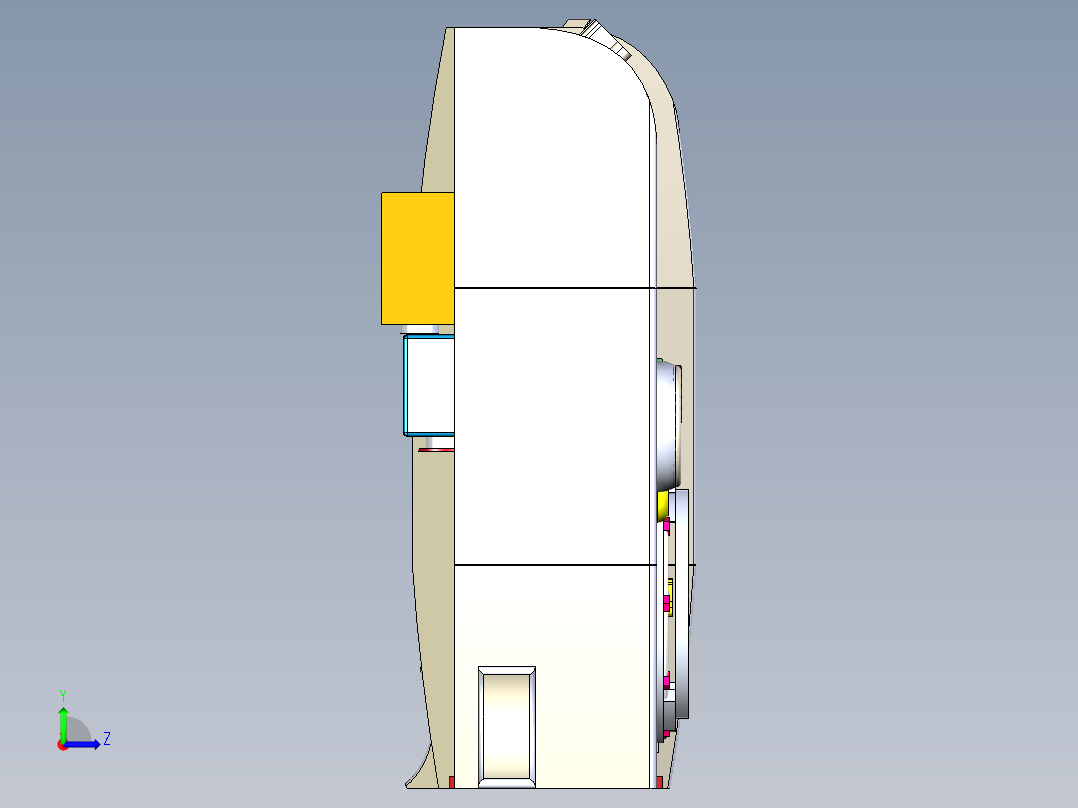 B2004547-青少年扬声器系统左视图