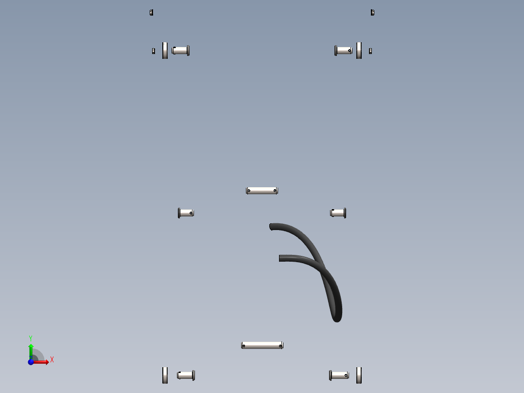 剪叉式升降机 、升降机(51)前视图