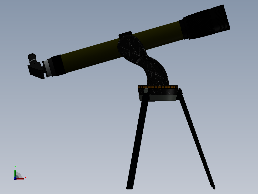 望远镜(9)前视图