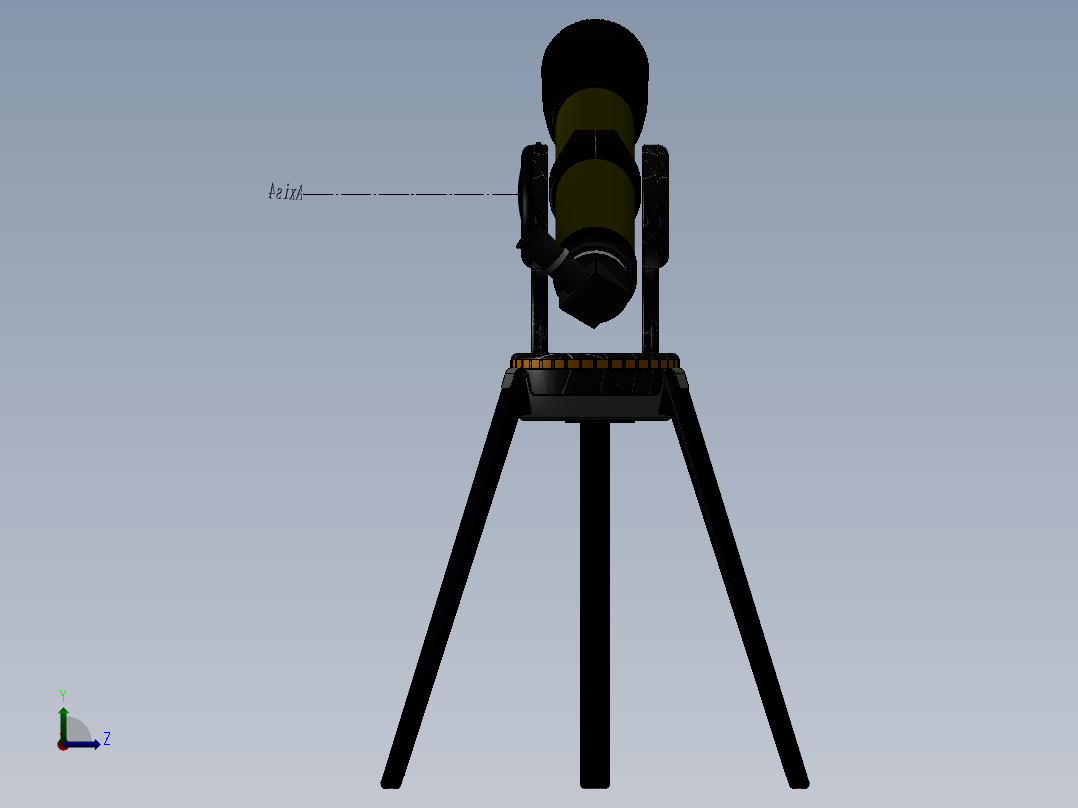 望远镜(9)左视图