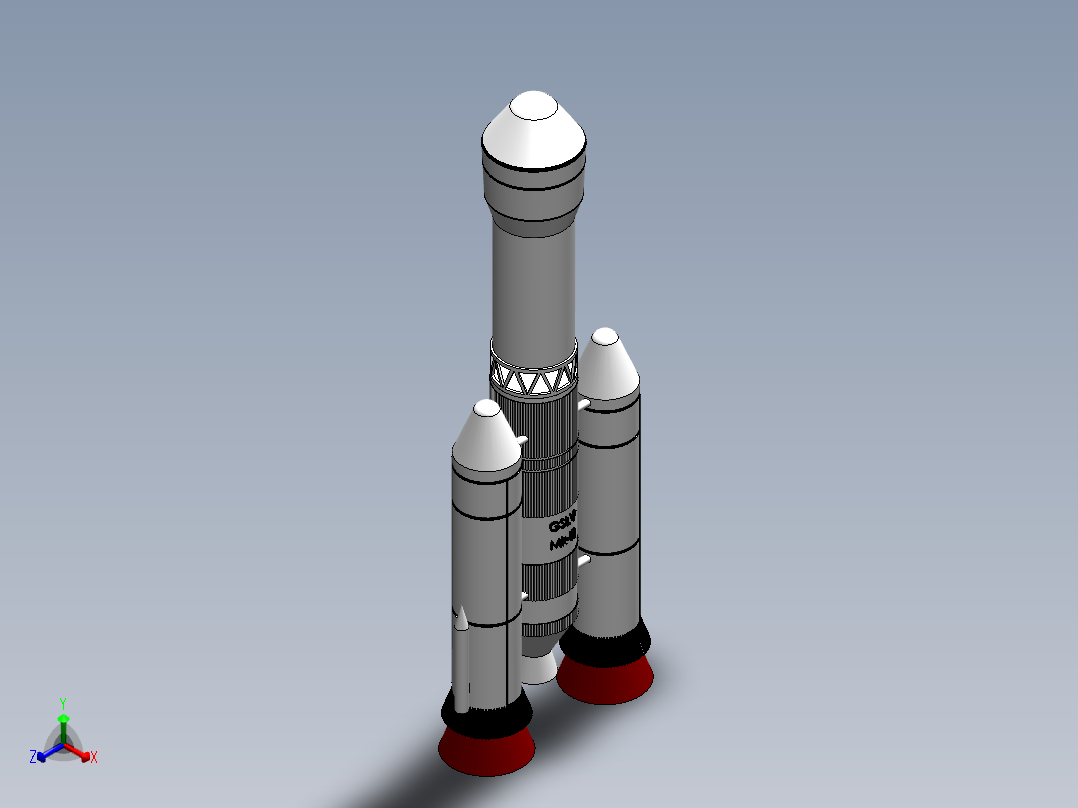 火箭(19)正等轴测图