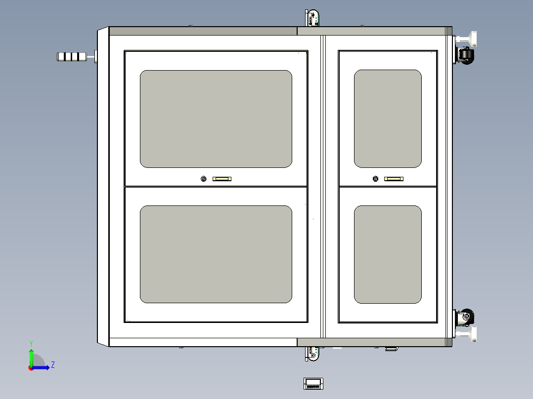 同轴线收料机sw20可编辑左视图